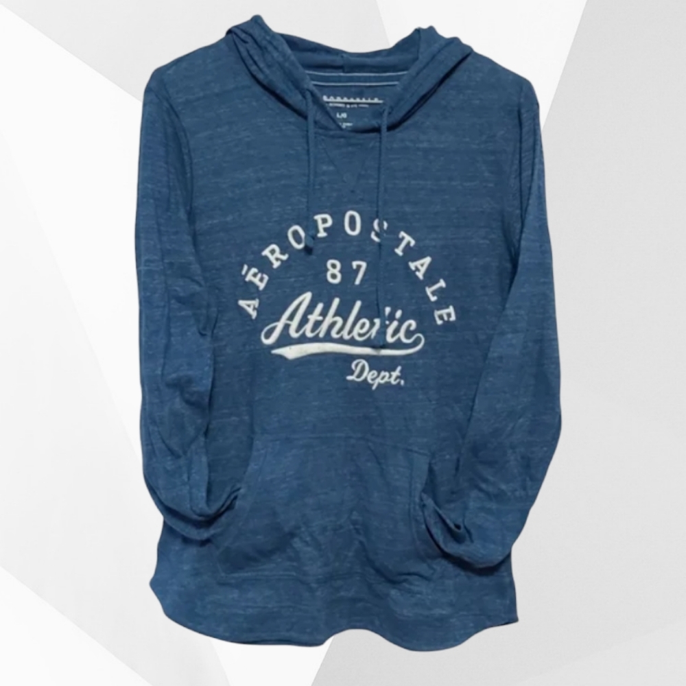 Aeropostale Hooded Long Sleeve Shirt
